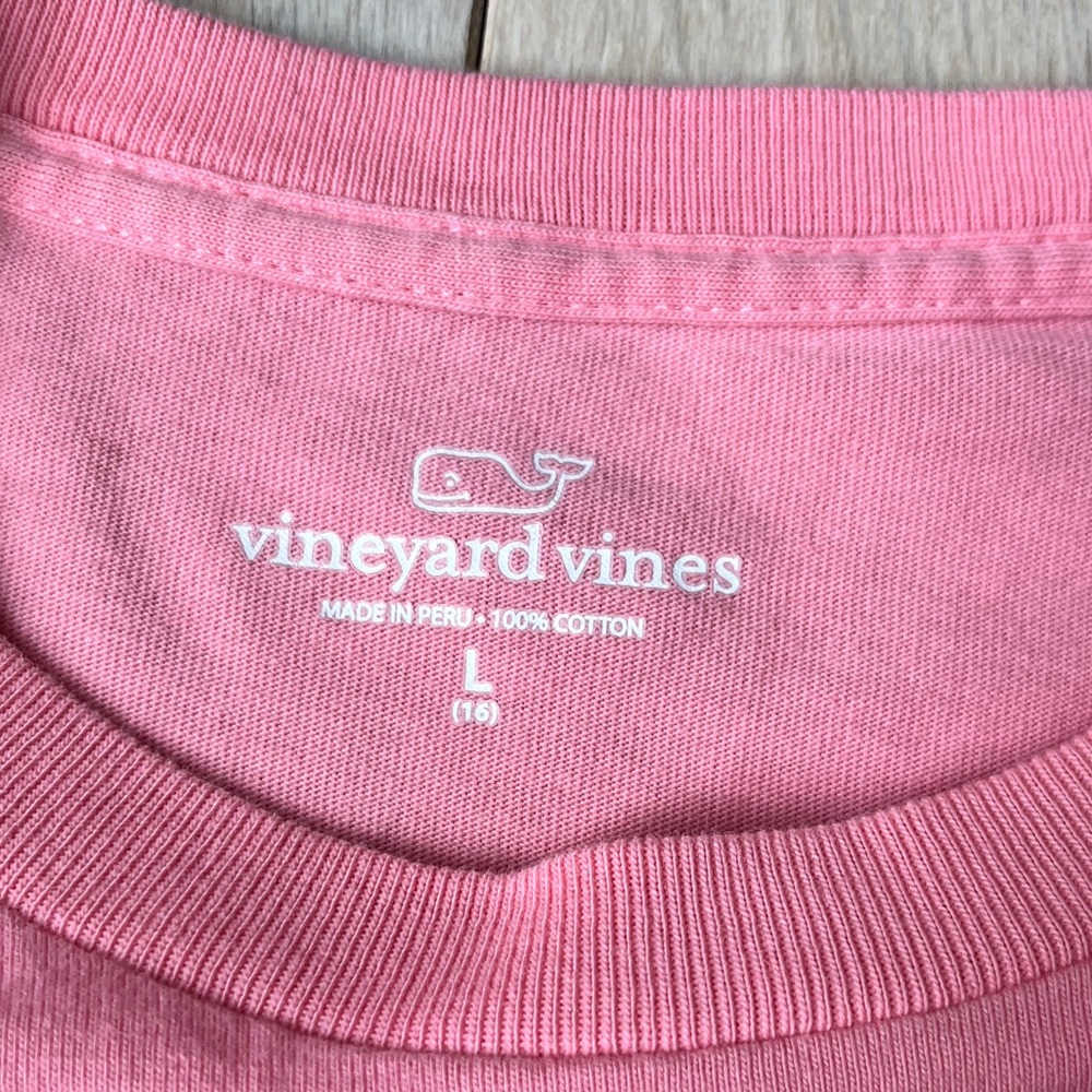 Vineyard vines pink Florida kids size 16